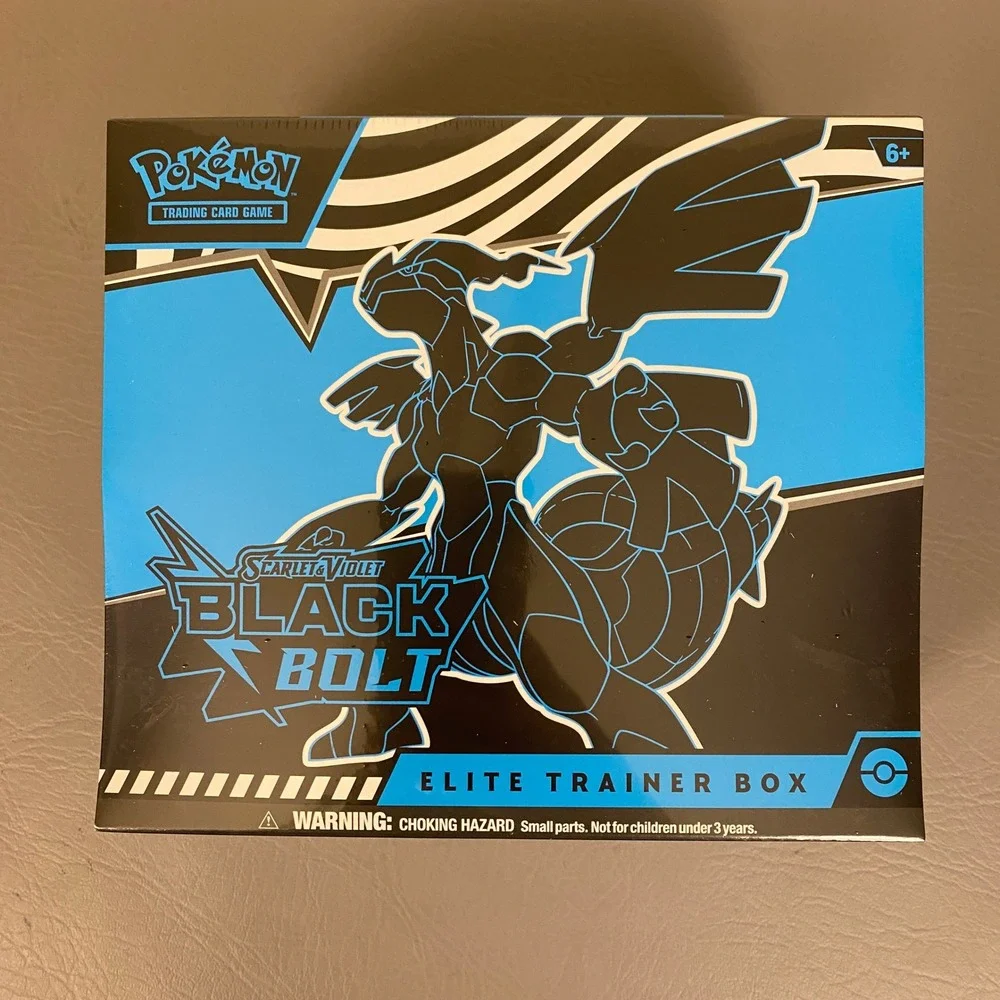 Pokemon TCG Scarlet & Violet Black Bolt Elite Trainer Box Zekrom ETB NEW Sealed